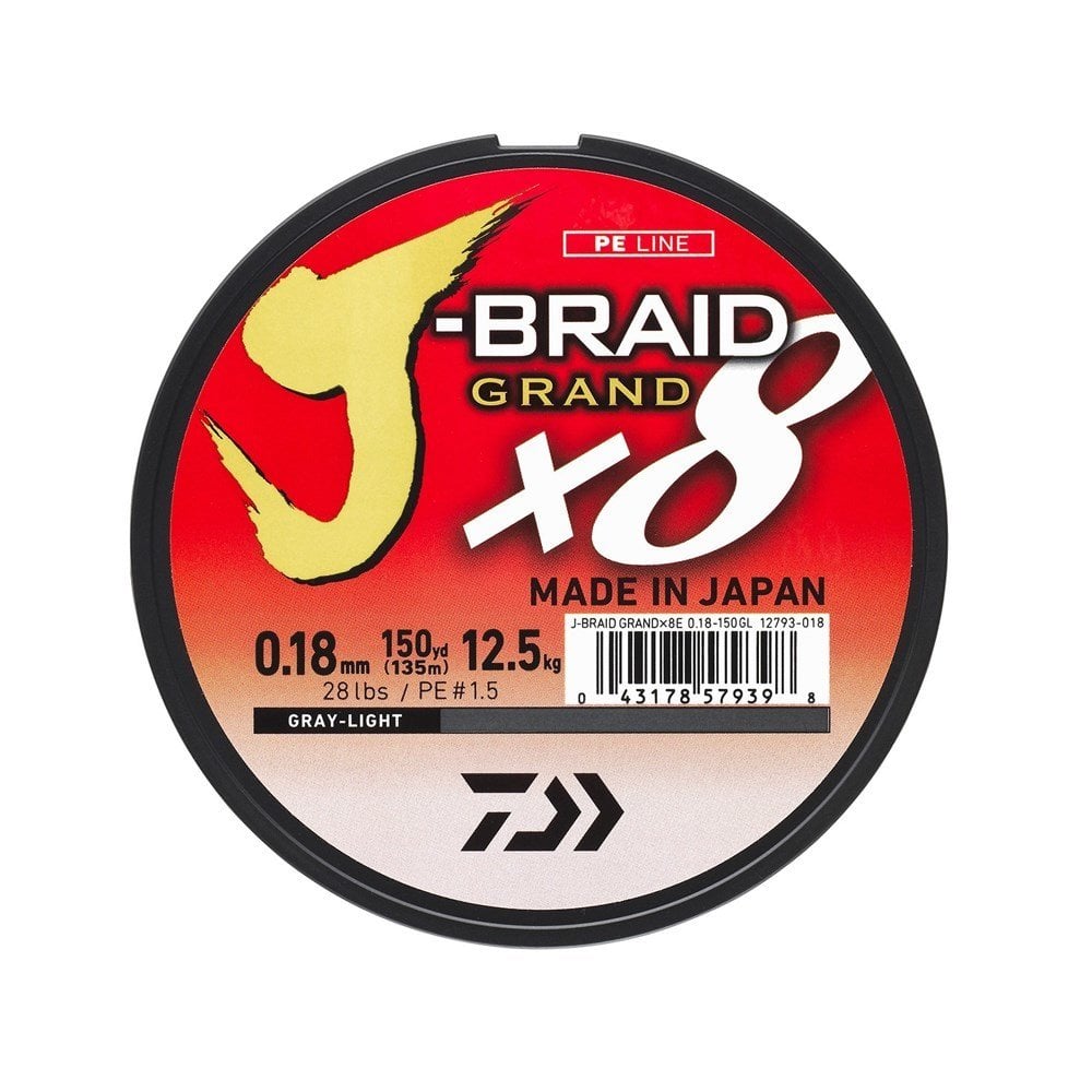 Daiwa JB Grand 8B 135m Gray-Light İp Misina