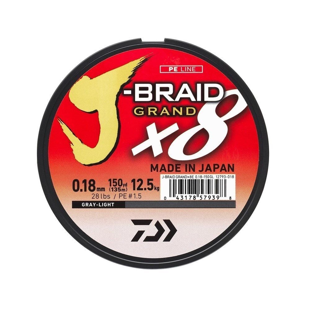 Daiwa JB Grand 8B 135m Gray-Light İp Misina