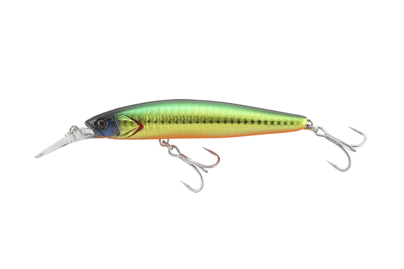 Jackall Big Backer Wangan Minnow 9.8cm 21gr Maket Balık NIGORI GREEN GOLD APPEAL