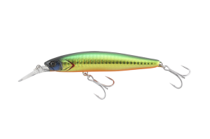 Jackall Big Backer Wangan Minnow 9.8cm 21gr Maket Balık NIGORI GREEN GOLD APPEAL