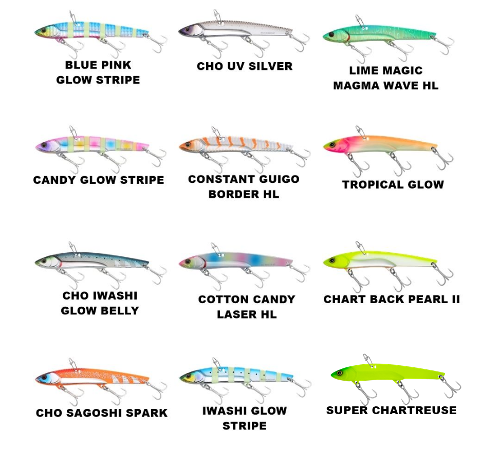 Jackall Big Backer 80 8.2cm 25.5gr Metal Vib Jig Yemi COTTON CANDY LASER HL