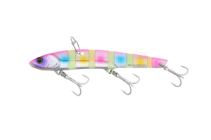 Jackall Big Backer 80 8.2cm 25.5gr Metal Vib Jig Yemi CANDY GLOW STRIPE
