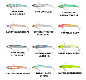Jackall Big Backer 80 8.2cm 25.5gr Metal Vib Jig Yemi CANDY GLOW STRIPE