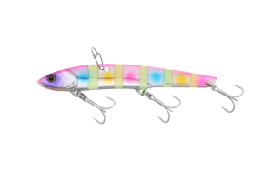 Jackall Big Backer 80 8.2cm 25.5gr Metal Vib Jig Yemi CANDY GLOW STRIPE