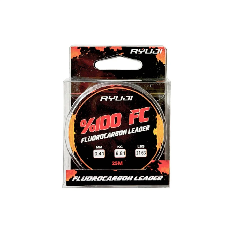 Ryuji Fluoro Carbon Leader 25m Misina