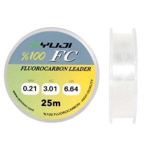 Ryuji Fluoro Carbon Leader 25m Misina