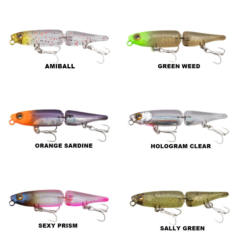 Jackall Abbey Solid 55S 5.5cm 2.6gr Sinking Maket Balık GREEN WEED