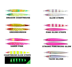 Jackall Anchovy Metal Type Zero 80gr Jig Yemi STRONG PINK MICRO GLOW