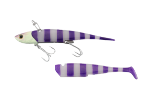 Jackall Big Backer Soft Vib 28g Tachıuo Purpple Glow Stripe