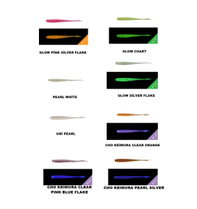 Jackall Kibikibina Go 2'' 5cm Silikon Yem GLOW CHART