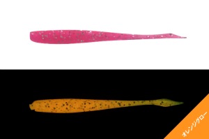 Jackall Kibikibina Go 2'' 5cm Silikon Yem GLOW PINK SILVER FLAKE