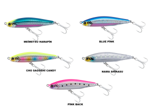 Jackall Big Backer Falltrick 8.4cm 27.7gr Maket Balık PINK BACK IWASHI
