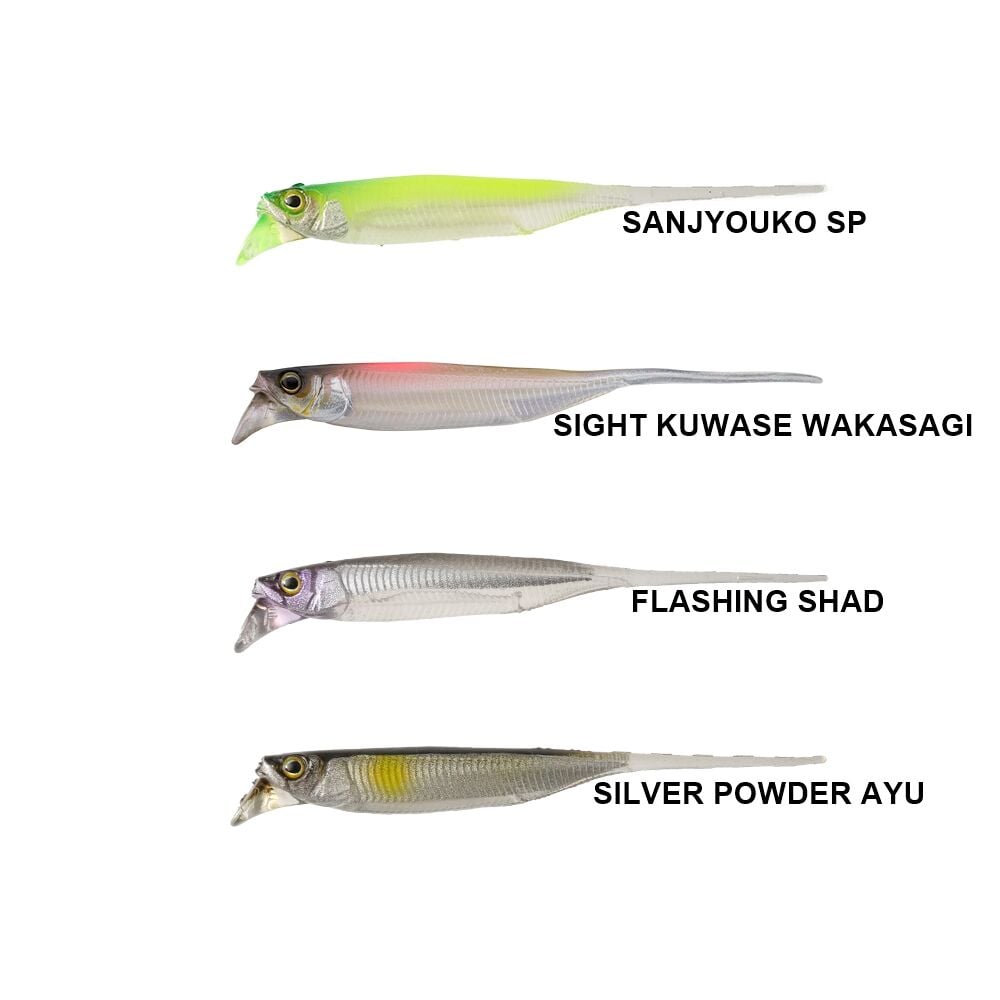 Jackall Driftfry 3.0'' Elastomer 7.62cm 5pcs Silikon Yem