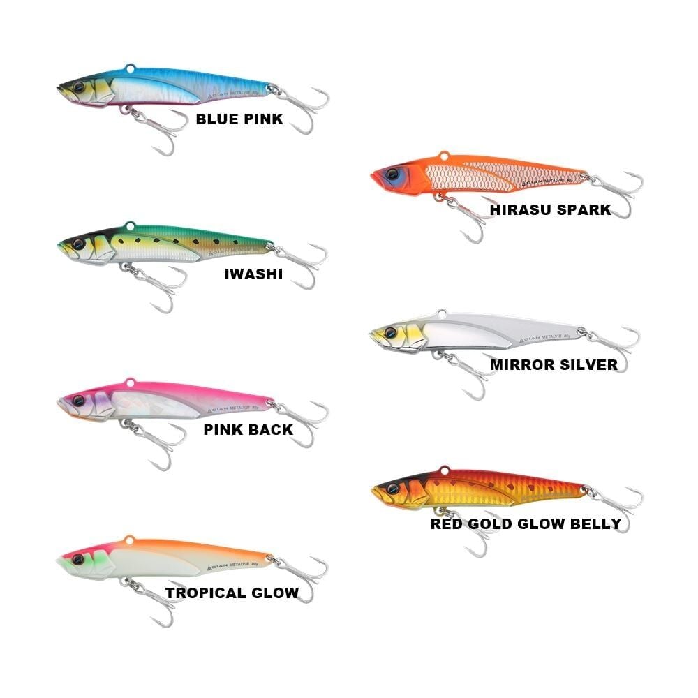 Jackall CiAN Metal Vib 10.7cm 60gr Jig Yemi RED GOLD GLOW BELLY