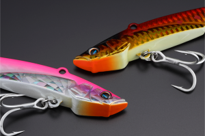 Jackall CiAN Metal Vib 10.7cm 60gr Jig Yemi RED GOLD GLOW BELLY