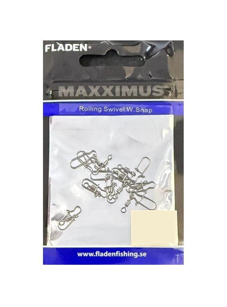 Fladen Rolling Swivel With Snap Fırdöndülü Klips