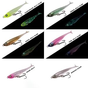 Jackall Jelly Sardine 54 5.4cm 2gr Silikon Yem GREEN JELLY GLOW