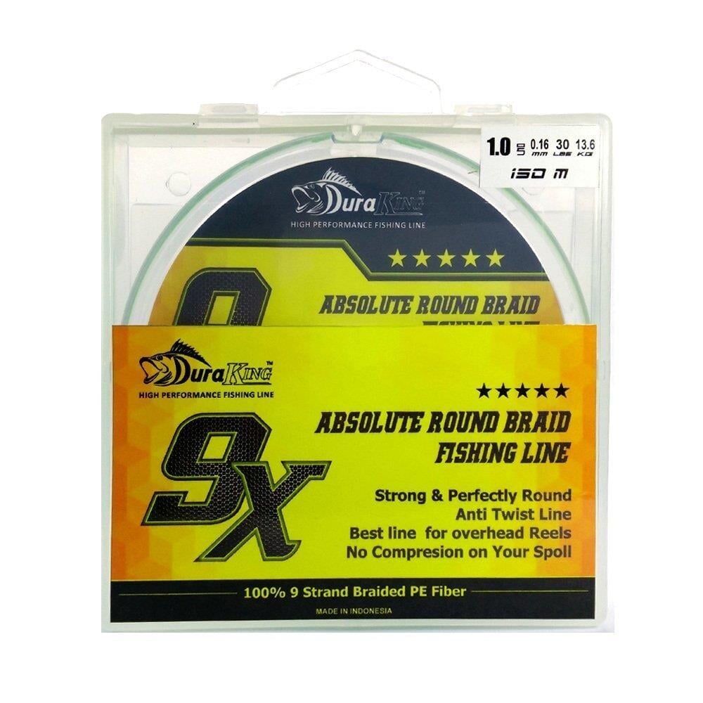 Duraking 9X 150M Fluo Green İp Misina