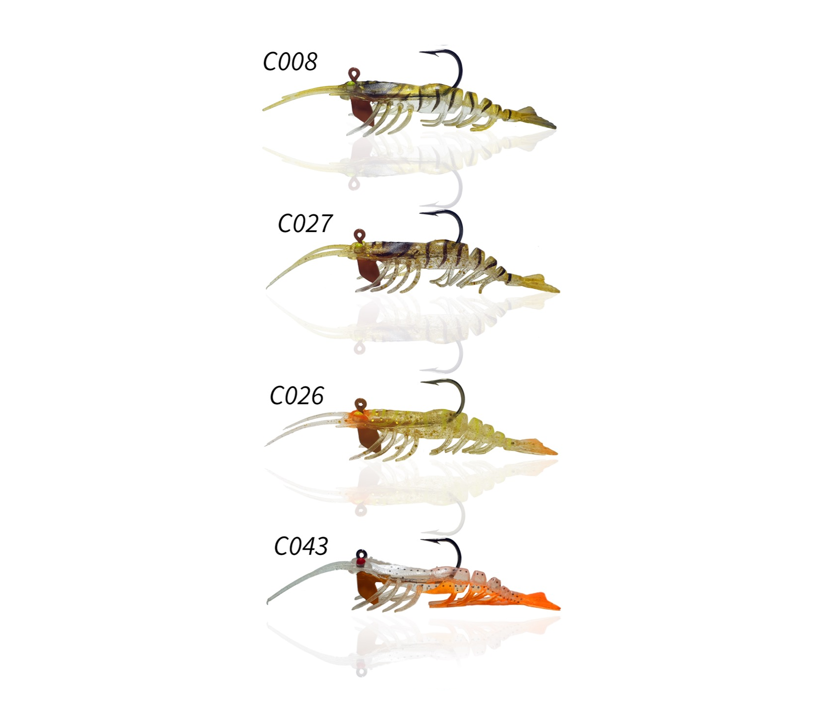 New Osaka Caridina Shrimp 7.62cm 6.5gr Silikon Yem