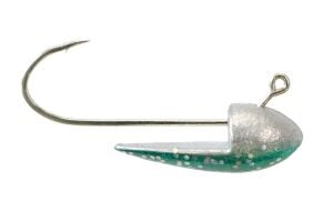 Thirty34Four Glitter Head Jig Head GREEN - 3,0 gr