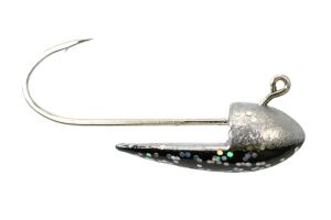 Thirty34Four Glitter Head Jig Head BLACK - 3,0 gr