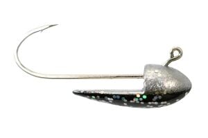 Thirty34Four Glitter Head Jig Head BLACK - 1,7 gr