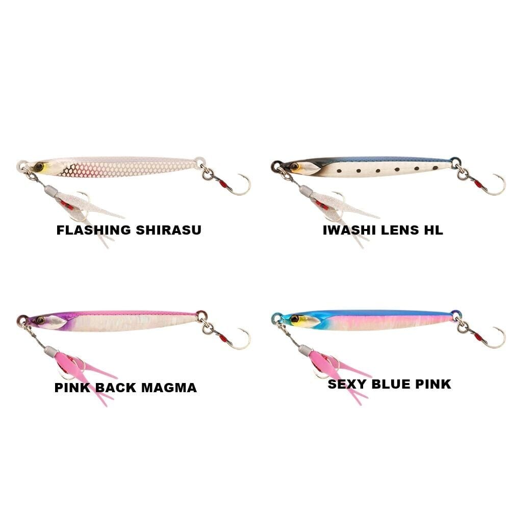 Jackall Bambluz Jig TG SLJ 40gr Jig Yemi FLASHING SHIRASU