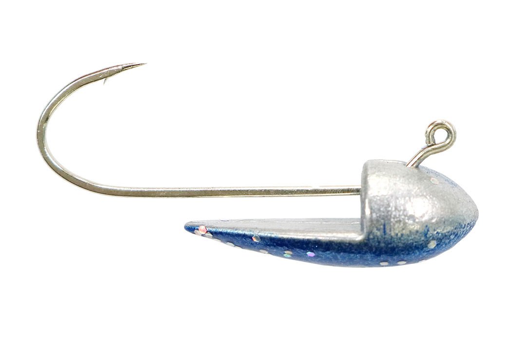 Thirty34Four Glitter Head Jig Head BLUE - 3,0 gr