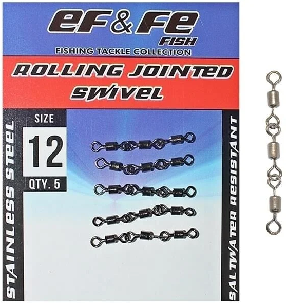 Effe Rolling Jointed Swivel Zincir Fırdöndü