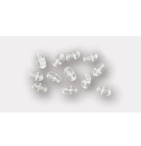 Fladen 4 Hole Clear Beads Dört Delikli Boncuk