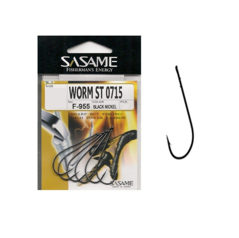 Sasame Worm ST 0715 F-955 Black Nickel Olta İğnesi