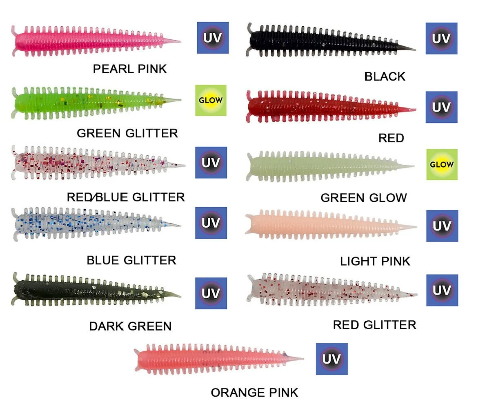 Kendo Zombie Worm 4cm 8 adet Silikon Yem