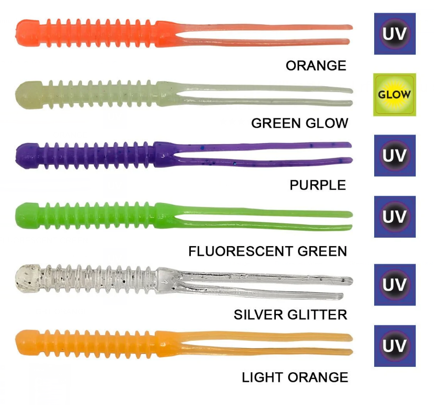 Kendo Killer Worm 5.5cm 12 adet Silikon Yem