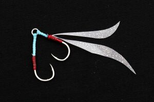 Jackall Flag Trap 80gr Jig Yemi GLOW STRIPE BORDER HL