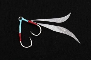 Jackall Flag Trap 80gr Jig Yemi GLOW STRIPE BORDER HL