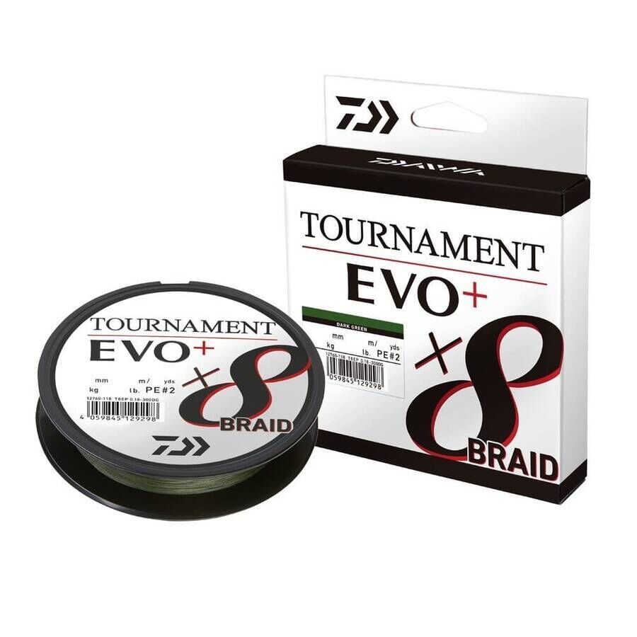 Daiwa Tournament Evo+ x8 135m Dark Green İp Misina