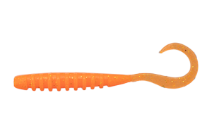 Jackall Tide Curly 2.0 5cm Silikon Yem GLOW ORANGE GOLD FLAKE
