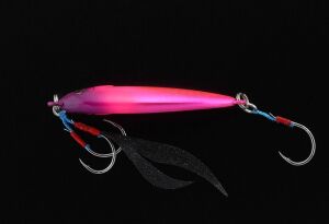 Jackall Flag Trap Leaf 40gr Jig Yemi GLOW STRIPE BORDER HL