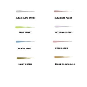 Jackall Peke Tail Tide Pepper 2'' 5cm Silikon Yem PEACH SOUR