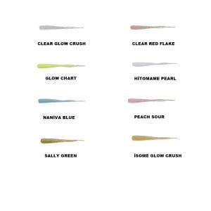 Jackall Peke Tail Tide Pepper 2'' 5cm Silikon Yem