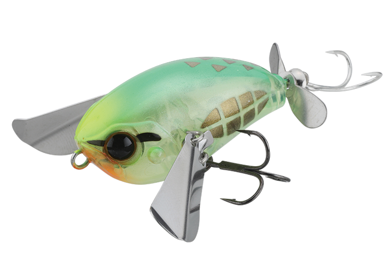 Jackall Micro Pompadour 4.2cm 6.5gr Maket Balık CHARTREUSE GRASS HOPPER