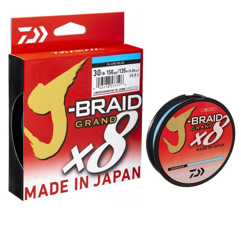 Daiwa Jbraid Grand 135m İsland Blue İp Misinası