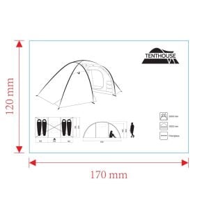 Tenthouse Fun 4 Kişilik Yüksek Çadır