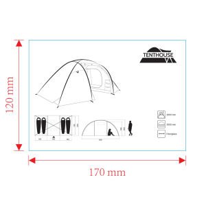 Tenthouse Fun 4 Kişilik Yüksek Çadır