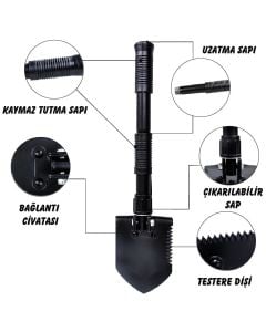 Nurgaz Katlanır Kürek