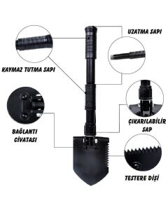 Nurgaz Katlanır Kürek