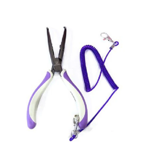 Kahara 8İnc Stainless Bent Nose Pliers (With Lanyard)